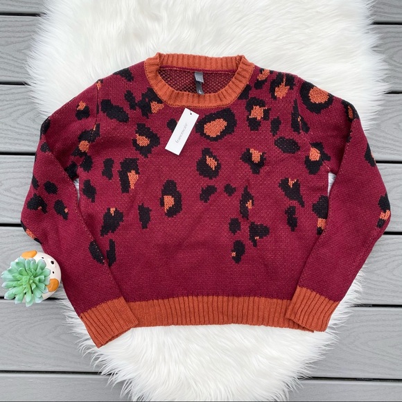 Francescas Cheetah Sweater - Picture 1 of 3
